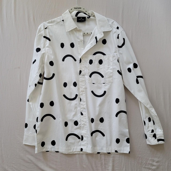 Lazy Oaf x Happy Long Sleeve Button up - Picture 1 of 4